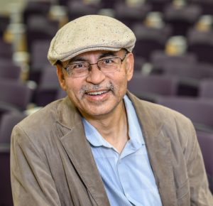 Somesh Jha, Lubar Professor of Computer Sciences, Computer Sciences Department, School of Computer, Data &amp; Information Sciences at the University of Wisconsin–Madison, is pictured in a studio portrait on Jan. 21, 2022. (Photo by Althea Dotzour / UW–Madison)