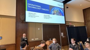 Amanda Theel gives presentation