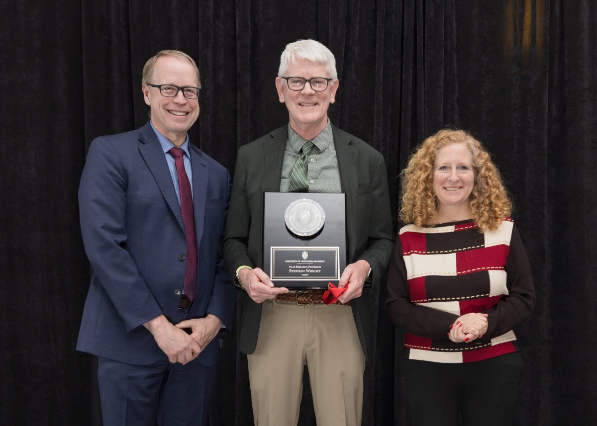 CS Professor Steve Wright to be plenary speaker at International Congress of Mathematicians 2026 and named Vilas Research Professor by UW–Madison